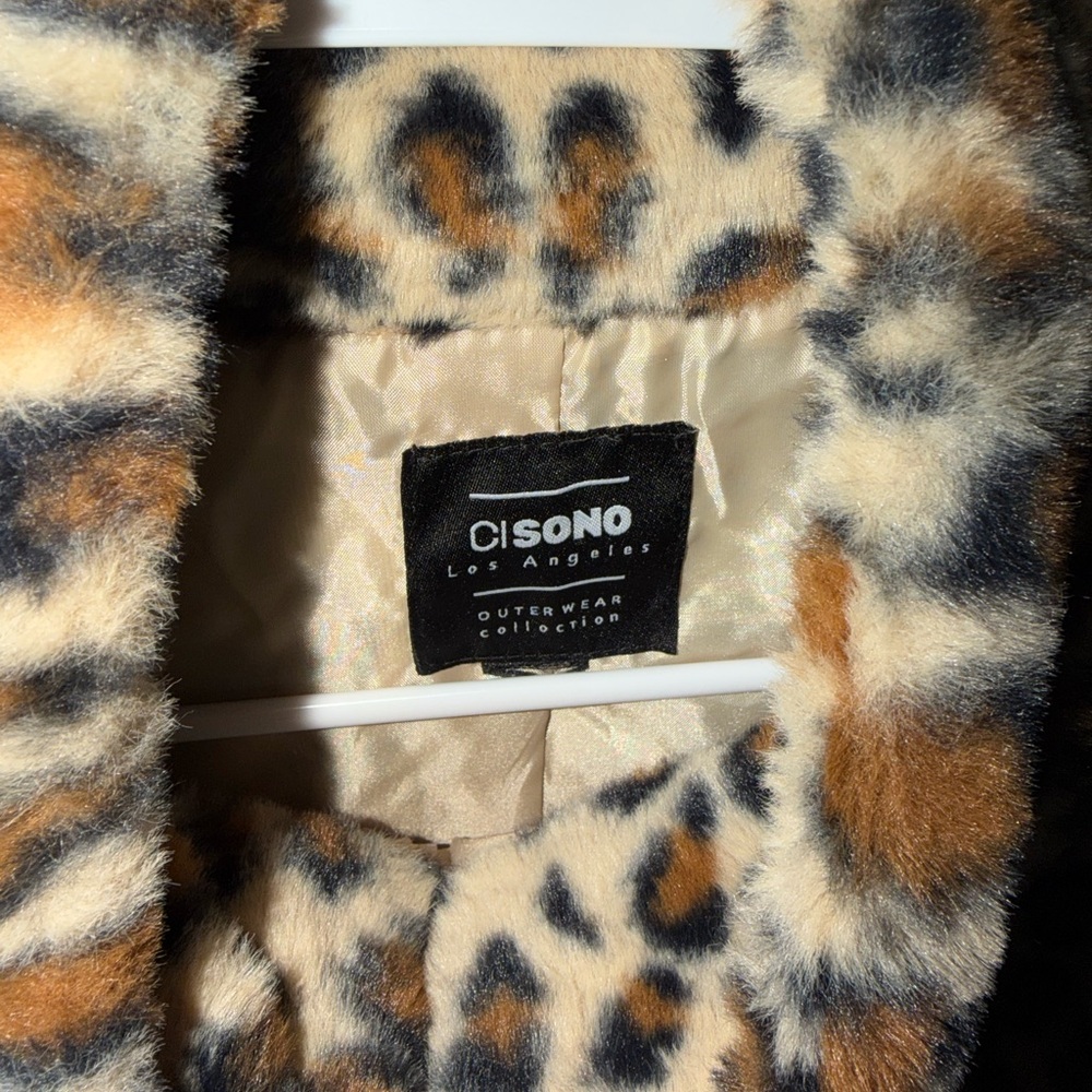 Ci Sono Leopard Print Jacket - image 2